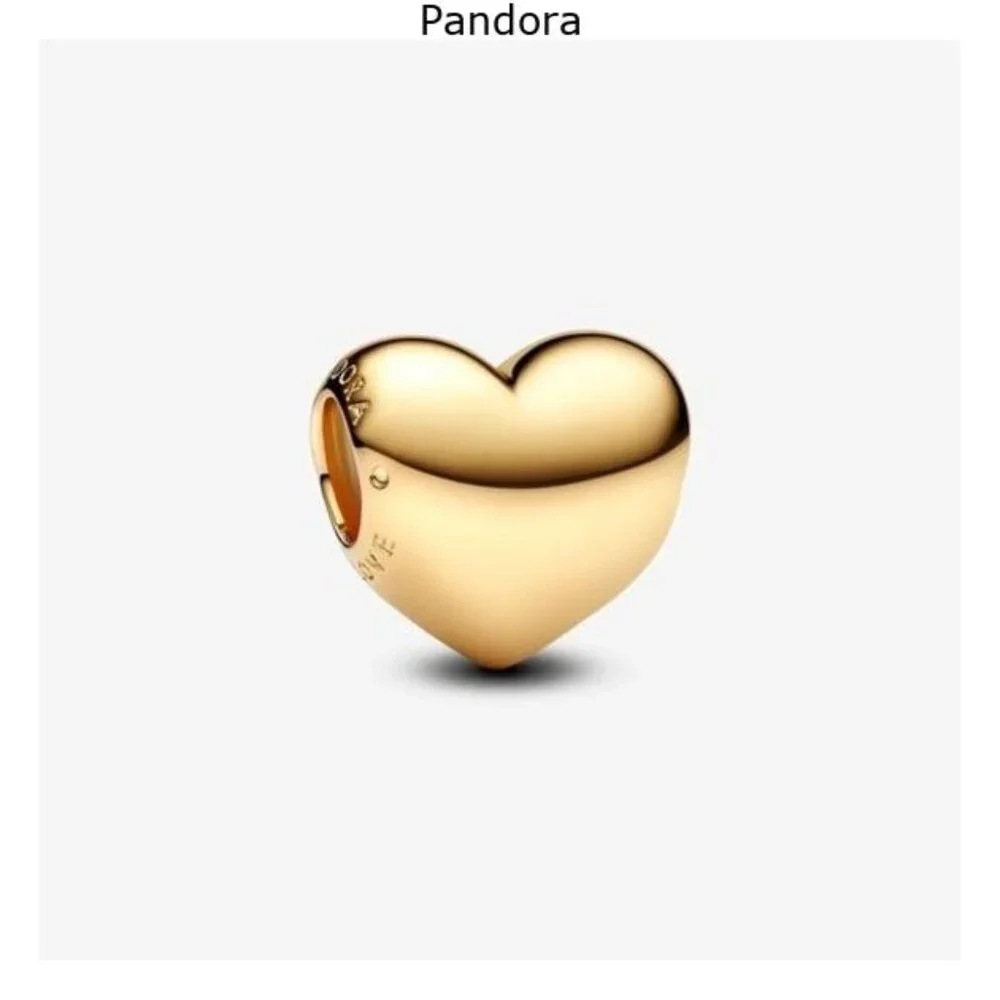 Pandora Gold Heart Charm